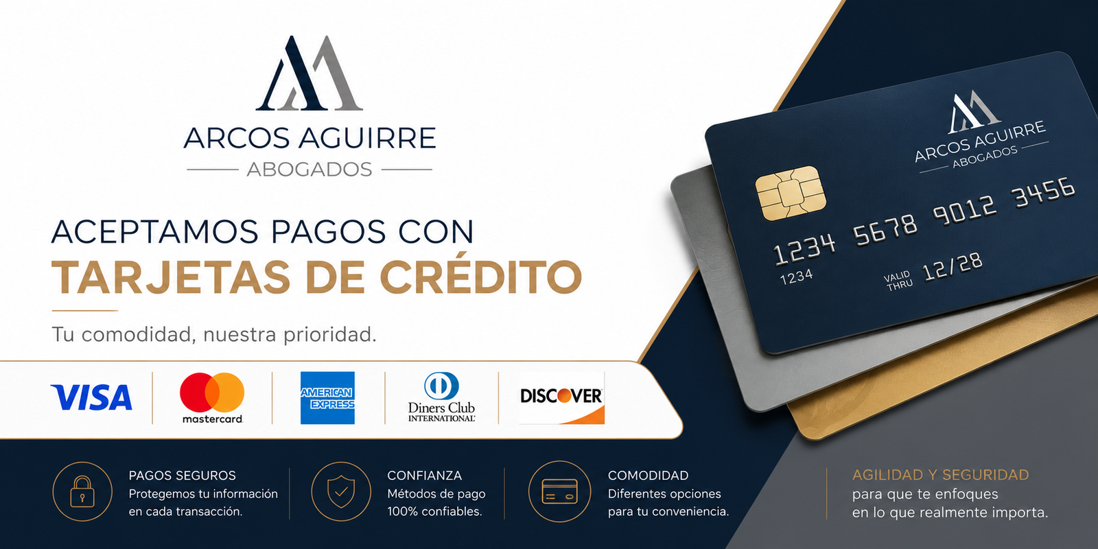 Abogado con tarjeta de crédito