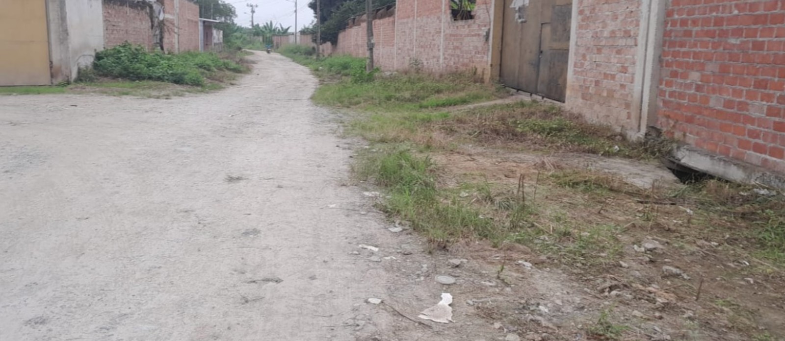 EC-RJ-158238 — Vía de acceso al terreno — Vía al Playón, Pasaje Vía al Playón junto al terreno en Pasaje