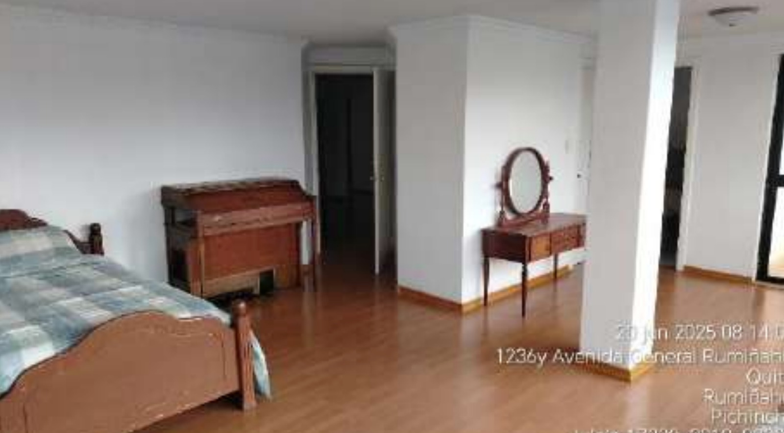 EC-RJ-157254 — Dormitorio principal — San Rafael, Rumiñahui Dormitorio principal de la propiedad EC-RJ-157254 en el edificio Vallecenter, San Rafael, Rumiñahui.